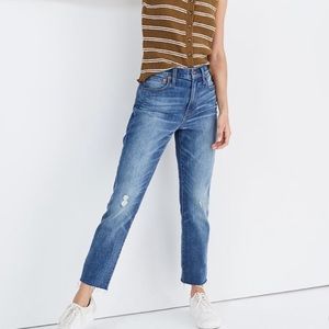 Madewell High Rise Slim Crop Boy Jeans